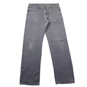 Southpole Flex Mens Jeans Gray Straight Leg Stretch Cotton Blend‎ Sz 34 Fits 33"